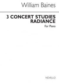 Baines: Radiance (Three Concert Studies) for Piano published by Novello