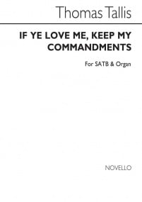 Tallis: If Ye Love Me SATB published by Novello