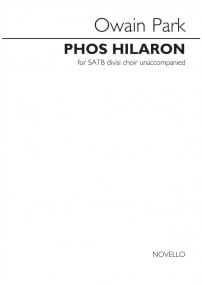 Park: Phos Hilaron SATB published by Novello