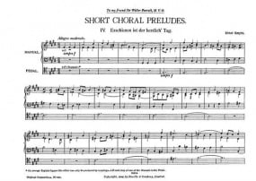 Smyth: Short Choral Preludes: Nos 4-5 for Organ published by Novello
