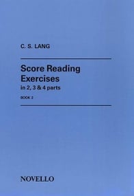 Lang: Score Reading Exercises Book 2 for Organ published by Novello