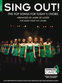 Sing Out! 5 Pop Songs For Today's Choirs - Book 1 published by Novello (Book/Online Audio)