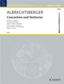 Albrechtsberger: Concertino in G & Nocturne in C for Oboe published by Schott