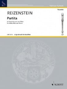 Reizenstein: Partita for Treble Recorder published by Schott