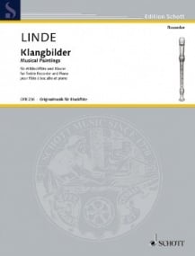 Linde: Musical Paintings for Treble Recorder published by Schott