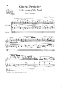 Macpherson: Choral Prelude for Organ published by Banks