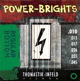Thomastik PB110 Power-Bright 10-45 Electric Guitar Strings Light Set