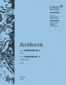 Beethoven: Symphony No 4 in Bb major Op 60 published by Breitkopf - Full Score