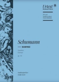 Schumann: Manfred Opus 115 (Study Score) published by Breitkopf