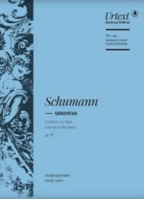 Schumann: Overture to the Opera Genoveva Opus 81 (Study Score) published by Breitkopf