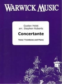 Holst: Concertante for Trombone & Piano published by Warwick