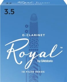 Royal by D'Addario Eb Clarinet Reeds (Pack of 10) - Strength 2
