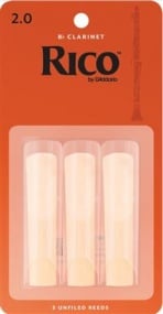 Rico by D'Addario Bb Clarinet Reeds (Pack of 3)