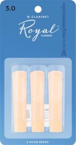 Royal by D'Addario Bb Clarinet Reeds (Pack of 3)