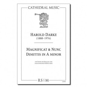 Darke: Magnificat & Nunc Dimittis in A Minor SATB published by Cathedral Music