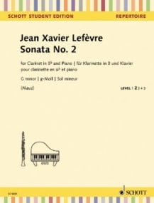 Lefevre: Sonata No 2 for Clarinet published by Schott