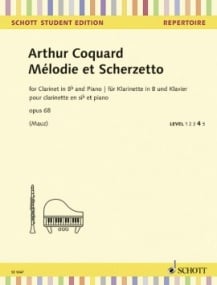 Coquard: Mlodie et Scherzetto for Clarinet published by Schott