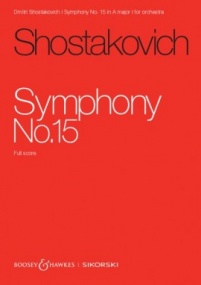 Shostakovich: Symphony No.15 In A Op.141 (Study Score) published by Sikorski / Boosey & Hawkes