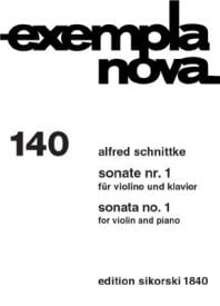 Schnittke: Sonata No 1 for Violin published by Sikorski