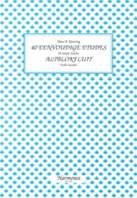 Keuning: 40 Simple Studies for Treble Recorder published by Harmonia