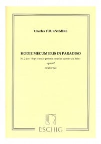 Tournemire: Seven Choral-Poems on the Seven Last Words of Christ Opus 67 No. 2 for Organ published by Max Eschig