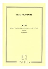 Tournemire: Seven Choral-Poems on the Seven Last Words of Christ Opus 67 No. 5 for Organ published by Max Eschig