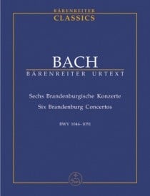 Bach: Brandenburg Concertos 1- 6 (Study Score) published by Barenreiter