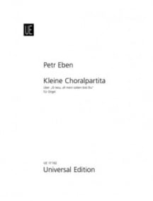 Eben: Small Choral Partita for Organ published by Universal