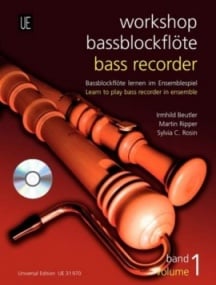 Workshop Bass Recorder Volume 1 published by Universal (Book & CD)