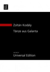 Kodaly: Dances of Galnta (Study Score) published by Universal