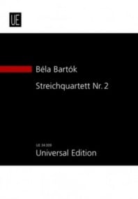 Bartok: String Quartet No. 2 (Study Score) published by Universal Edition