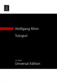 Rihm: Tutuguri  Pome dans (Study Score) published by Universal Edition