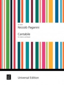 Paganini: Cantabile in D for Violin published by Universal