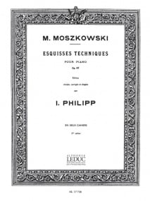 Moszkowski: Esquisses techniques Opus 97 Volume 2 for Piano published by Leduc