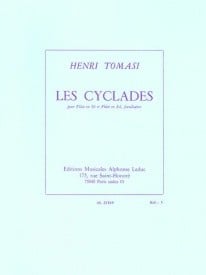 Tomasi: Les Cyclades for Flute published by Leduc