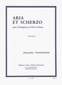 Aroutiounian: Aria et Scherzo for Trumpet published by Leduc