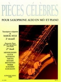 Pices Clbres Volume 2 Pour Alto Soprano published by Leduc