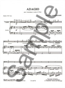Gouinguen: Adagio For Double Bass published by Leduc