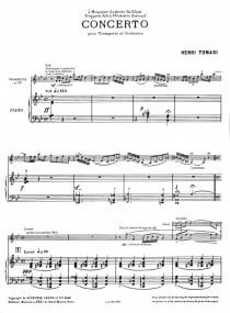 Tomasi: Concerto for Trumpet published by Leduc