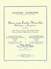 Maxime-Alphonse: 200 New Studies Book 2 for French Horn published by Leduc