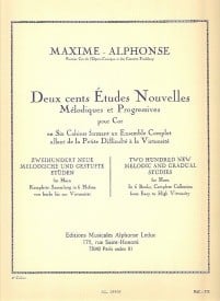 Maxime-Alphonse: 200 New Studies Book 5 for French Horn published by Leduc