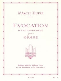 Dupre: Evocation Opus 37 for Organ published by Leduc