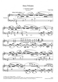 Vierne: Deux Preludes Opus 36 for Piano published by Carus