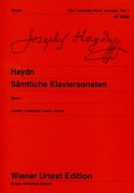 Haydn: Piano Sonatas Volume 1 published by Wiener Urtext