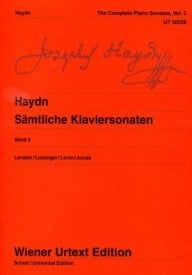 Haydn: Piano Sonatas Volume 3 published by Wiener Urtext