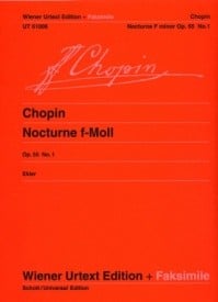 Chopin: Nocturne in F Minor Opus 55 No 1 for Piano published by Wiener Urtext