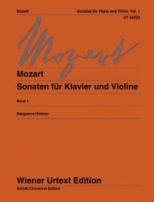 Mozart: Sonatas Volume 1 for Violin published by Wiener Urtext