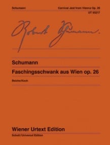 Schumann: Faschingsschwank Aus Wien Opus 26 for Piano published by Wiener Urtext