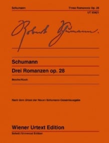 Schumann: Three Romances Opus 28 for Piano published by Wiener Urtext
