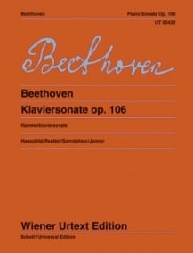 Beethoven: Sonata in Bb Major (Hammerklavier) Op 106 for Piano published by Wiener Urtext